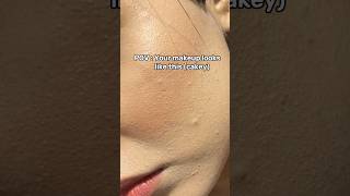 Tips to minimize cakey makeup look skincaremakeuphacksshorts [upl. by Tichon284]