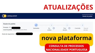 NOVA PLATAFORMA IRN PARA CONSULTA DOS PROCESSOS DE NACIONALIDADE PORTUGUESA  ATUALIZAÇÕES  PARTE 2 [upl. by Teodoro397]