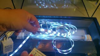 Aquarium Beleuchtung von Röhre auf LED umrüsten für unter 20 Euro im Eigenbau DIY [upl. by Ysied60]