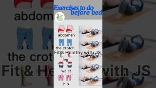 Before bed exercises  at home trendingshortsbedexercise exercise ytshorts viralshort [upl. by Tychon]