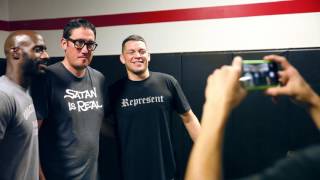 Nate Diaz seminar video by Diego Olivares [upl. by Namialus792]