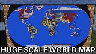 RBMK Huge Scale World Flag Map in Minecraft Showcase DOWNLOAD [upl. by Eilrahc106]