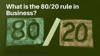 What is the 8020 rule in business [upl. by Nylrahs]