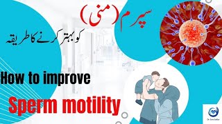 سپرم منیکو بہتر بنانے کا طریقہ  How to improve Sperm motility  Dr Sara Safdar [upl. by Eeliram]