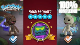 Sackboy Flash Forward  Twoplayer Gameplay  All Orbs Collected [upl. by Emiatej]