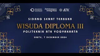 Wisuda Politeknik ATK Yogyakarta 2024 [upl. by Naitsyrk709]