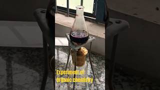 Synthesis of Benzoic acid from Benzyl Chloride by Oxidation rxn Lab practical mmmut shorts short [upl. by Elysee]