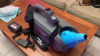 AlphaWorks Fogger Machine ULV Sprayer Electric Disinfectant Handheld Wholeroom Cordless Review [upl. by Kcirted]