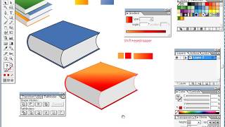 How to Drawing the book Adobe Illustrator Tutorial [upl. by Sverre359]