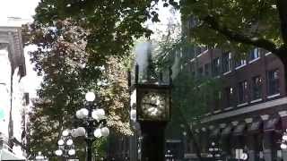 Vancouver BCs Historic Gastown Steam Clock [upl. by Antons]