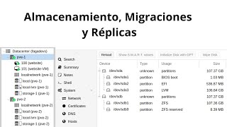 Proxmox  Almacenamiento migraciones y réplicas [upl. by Schaab]