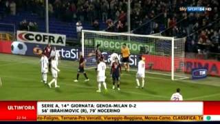 MilanGenoa 20  Highlights  Ampia Sintesi  Sky Sports  2122011 [upl. by Riki493]