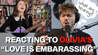 Vocal Coach Reacts to Olivia Rodrigos quotLove is Embarrassing quot at Tiny Desk Concert 2023 [upl. by Airyt351]