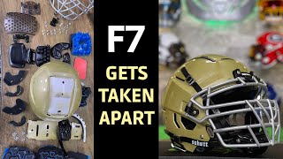 Taking apart a football helmet [upl. by Assirrec]