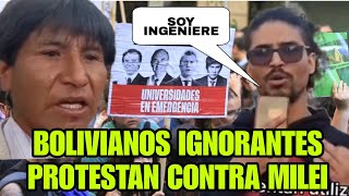 🔴 EXTRANJEROS ESTUDIAN GRATIS Y PROTESTAN CONTRA MILEI [upl. by Rivard]