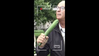 Talk To The Cucumber Prank 😂🥒  Just Pranks funny police prank [upl. by Joerg]