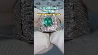 BLUISH GREEN EMERALD bluishgreenemeraldemeraldklikpermatabatupermatabatuakikpasarrawabening [upl. by Yllet]