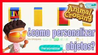 ¿Como personalizar Objetos en Animal Crossing New Horizons  Gameplay  Episodio 15 [upl. by Coughlin]