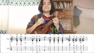 Tiptoe Trough The Tulips Ukulele Instrumental sheet music and tab in description [upl. by Rustice]