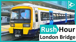 RUSH HOUR Trains at London Bridge Southeastern 24032022 [upl. by Mroz634]