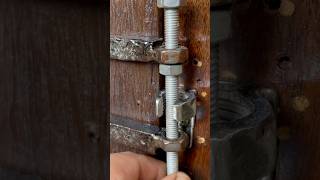 Simple idea with gate latch lock  mechanism lock  DIY  Craft design  Unique and creative [upl. by Enyahs]