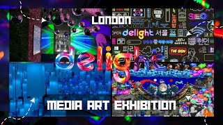 Delight  Media Art Exhibition  Borough Yards  London [upl. by Amber]