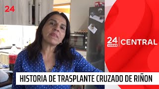 Hazaña médica la asombrosa historia de un trasplante cruzado de riñón  24 Horas TVN Chile [upl. by Amerak]