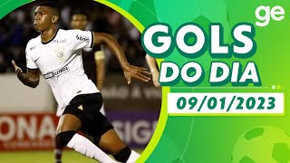 GOLS DO DIA 09012023  LISTAS  geglobo [upl. by Lorsung]