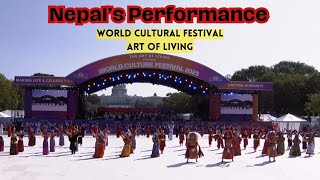 World Cultural Festival  Nepals Performance  2023 [upl. by Sprague93]