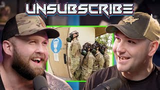 Military Training Experiences ft Habitual Linecrosser amp The Fat Electrician  Unsubscribe Podcast [upl. by Cerveny60]