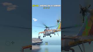 Carrier landing Mi24 Helicopter🚁🚁🚁 [upl. by Middle513]