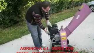 AGRINOVA  ZO555  BIO555  Biotrituratore  shredder Serie ZOE Prosumer [upl. by Htezzil]