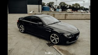 BMW 635d Straight pipe before and after [upl. by Sitoiyanap]