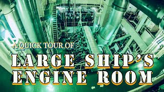 A Tour of Large Oil tanker Ship Engine room Engineroomtour [upl. by Ashmead510]