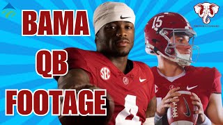 Alabama Fall Camp Highlights Crimson Tide QBs amp WRs in Action [upl. by Bohaty]