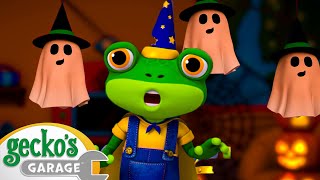 Trick or Treat Treasure Hunt  Baby Truck  Geckos Garage  Kids Songs [upl. by Assiluy]