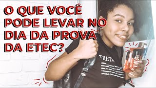 Vestibulinho ETEC 2019  O que levar no dia da prova da ETEC [upl. by Enilehcim]