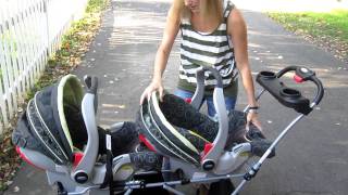 Twin Source How it works—The Snap amp Go Double Stroller [upl. by Jonny]