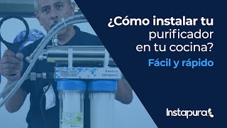 Aprende a instalar tu purificador de Agua bajo tarja Nuvo PRO [upl. by Ddot]