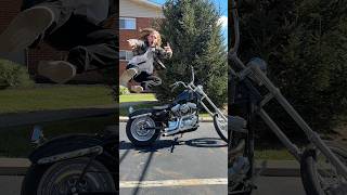 How to look cool posing with your Harley Davidson harley motorcycle motorcycles harleydavidson [upl. by Ebsen]