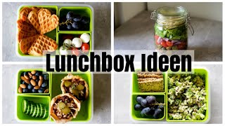 4 LECKERE LUNCHBOX IDEEN  für Uni Arbeit oder Schule [upl. by Friend]