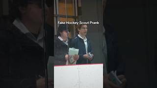 Fake Hockey Scout Prank shorts hockey hockeyplayers [upl. by Nilson115]