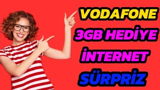 ✅VODAFONE BEDAVA 3GB İNTERNET KAZANMAK VODAFONE BEDAVA İNTERNET KAZANMAK 20242024✅ [upl. by Sirrot]