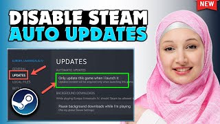 How To Disable Steam Auto Updates UPDATED [upl. by Ahsinotna715]