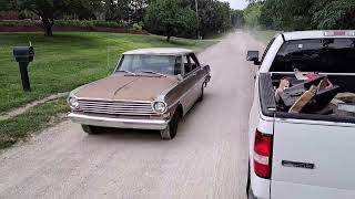 1963 Chevy II Nova first drive [upl. by Arriaet568]