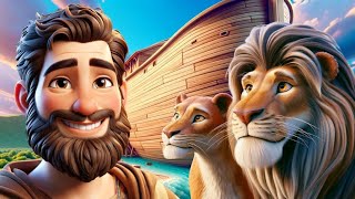 story of Noahs Ark  Bible Stories for kids [upl. by Annodahs]