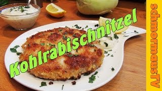 Kohlrabischnitzel  Vegetarisches Schnitzel  Gemüseschnitzel  Schnitzelrezept [upl. by Finbur451]