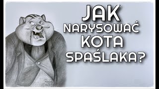 Jak narysować kota Spaślaka✏️😼✏️ [upl. by Otnas671]