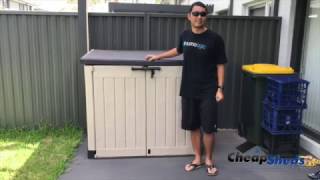 Chunnan Showed Us His Shed Keter Store It Out Max Review [upl. by Wagner]