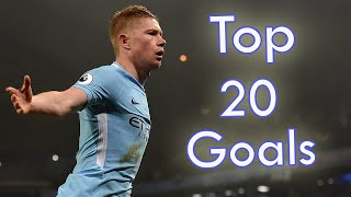 Kevin De Bruyne Top 20 Goals For Man City [upl. by Welles318]